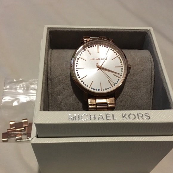 Mk watch rose gold with rainbow - Picture 2 of 3